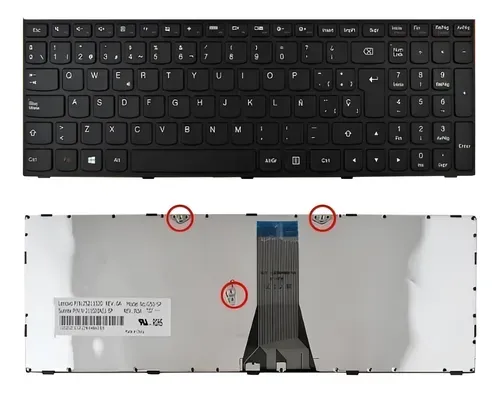 TECLADO PARA PORTÁTIL GENÉRICO KLEN-010 PARA PORTATIL LENOVO G50-30 G50-80, vista 3